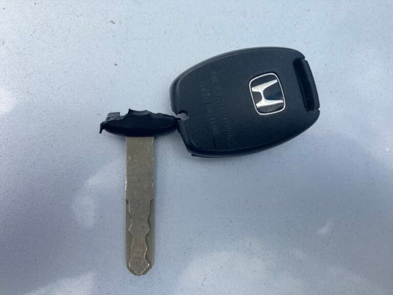 Broken 2007 Honda Accord remote key