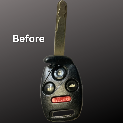 Broken Honda key fob replacement Before